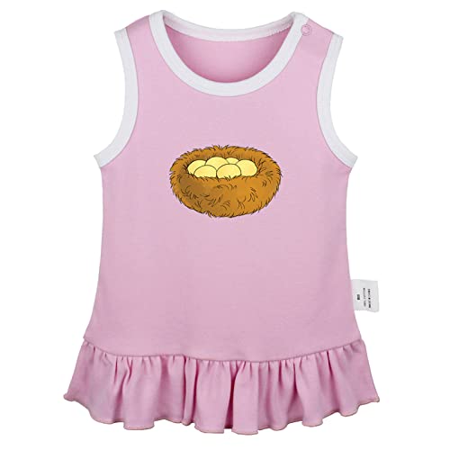 Babies Nature Nest Pattern Dresses, Newborn Baby...