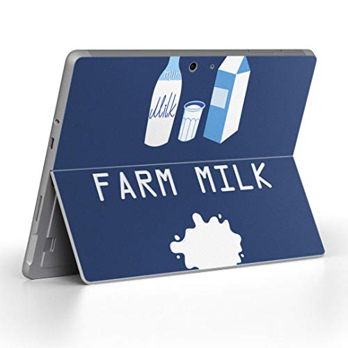 Surface Go 3 / Surface Go 2 Surface Go 全世代対応 専用スキンシール サーフェス go igsticker シール スキン 保護 フィルム ステッカー アクセサリー 011743 ミルク 青 英語