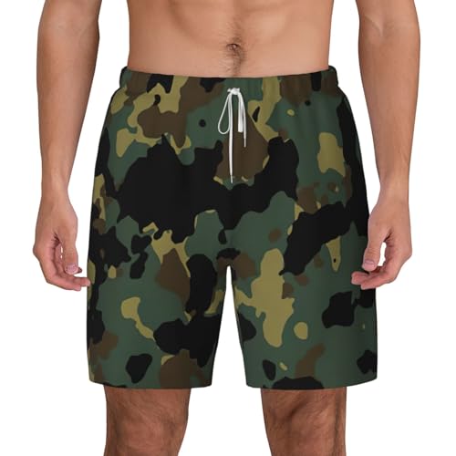 Short de bain respirant homme camouflage qui sèche rapidement
