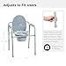 Drive Medical Steel Folding Frame Commode