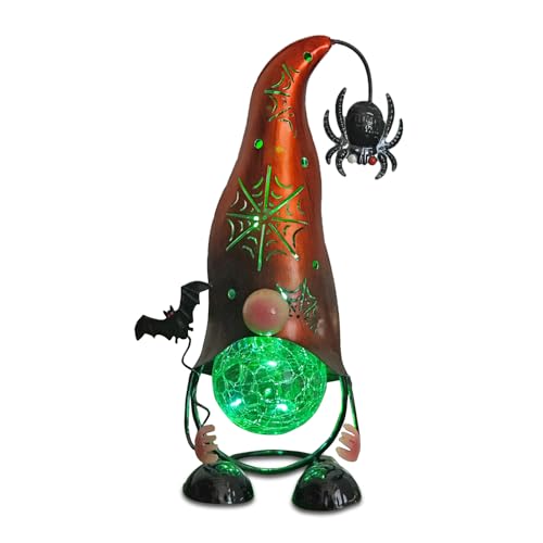Halloween Decorations Outdoor Gnome Solar Lights, Color Changing LED Lights
