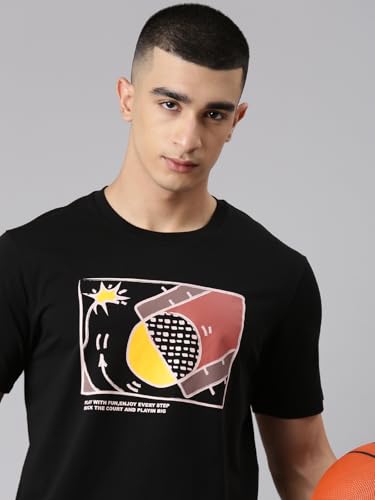 Image of XTEP Men Fight to Win Basketball T-Shirt
