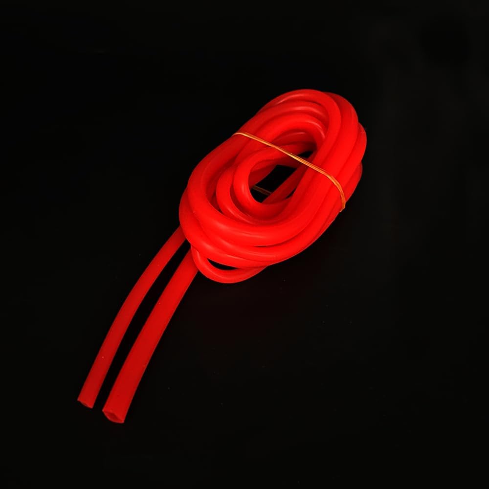2PCS RC Boat Flexible Silicone Water Cooled Tube Water Cooling Pipe Tube for RC Boat Ship DIY Model Toy Water Cooling Parts (Transparent)