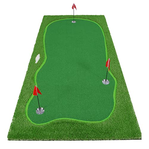 Golf Putting Green, Practice Putting Green Mat, Large Professional Golfing Training Mat for Indoor...
