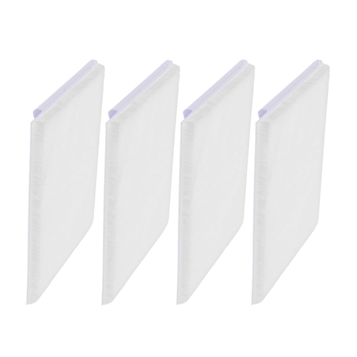 Set 4 Pezzi Cuscinetti di Ricambio per Bordatore Vernice in Fibra Chimica Flessibile, Tamponi per Bordatura Pareti Interni, Strumenti Pittura per Soffitti e Modanature