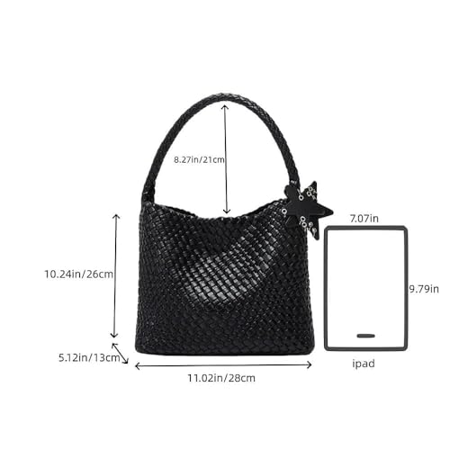 Bolso Tote de tejido liviano para mujer miniatura 4