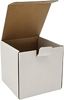 Vista 11 de Cajas de envío pequeñas de 13 x 11 x 2 pulgadas, paquete de 25, cajas de cartón corrugado para negocios, color blanco (CM13112-25)