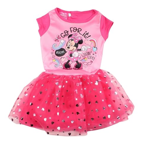 Disney Robe Tulle Bébé Minnie, Élégante et Confortable, Design Minnie Mouse, Parfaite pour Les Occasions Spéciales