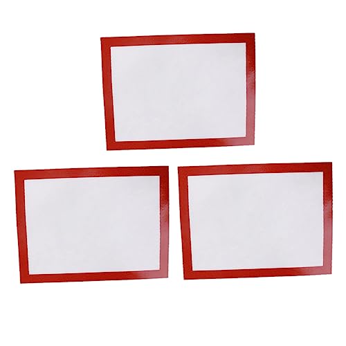 Zerodeko 3piezas Alfombrillas De Silicona Para Hornear De Material Antiadhesivo y Para Cocinas y Repostería Lavables y Reutilizables