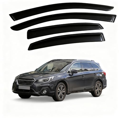 Huiloogye Deflectores de Lluvia/Canal Deflectores de Aire para Subaru Legacy 2015-2019 Wagon - Deflectors Ventanilla - Accesorios Coche - Derivabrisas