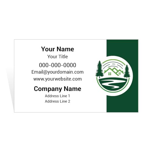 Lawn Master Action 16 Pt cardstock business cards
