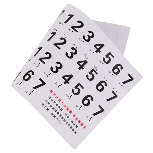 ifundom Piano Keyboard Note Labels 88-Key Electronic Organ Stickers Learning Tool for Piano Beginners