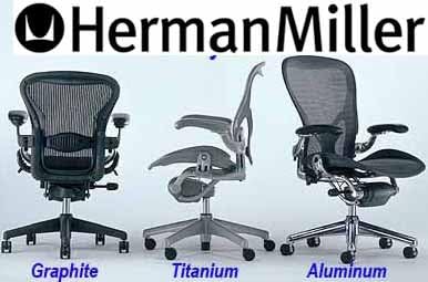 Silla Aeron de Herman Miller con PostureFit, Talla B Mediana, Color Carbón miniatura 4