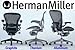 Aeron Chair by Herman Miller with PostureFit, Highly Adjustable Classic Carbon, Graphite Size B Medium Posture Fit