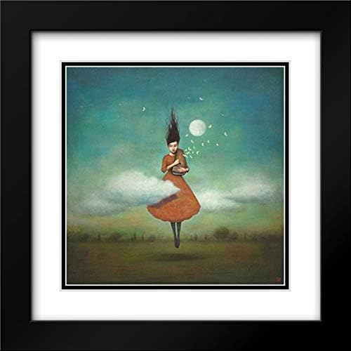 High Notes for Low Clouds 20x20 Black Modern Frame and Double Matted Art Print by Huynh, Duy