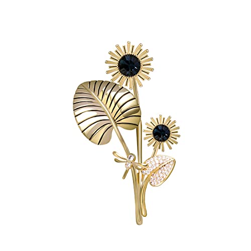 Image of Brooches And Pins For Women Fashion Elegant Flower Broches Lady Costume Jewelry Brooch Pins