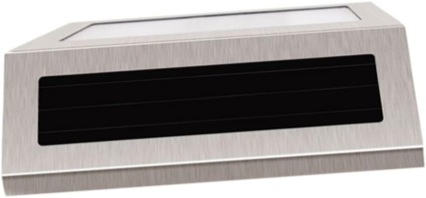 Outdoor Solar Lighted Address Sign Stainless Steel Led Weatherproof No Wire Easy Install Visibility