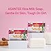 ASANTEE Rice Milk with Collagen and Honey Soap - Luxurious Body Soap 125 g. for Soft, Clear, and Radiant Skin - Scent Long-Lasting (Pack of 1)