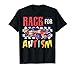 Pièces de puzzle de voiture de course pour l'autisme T-Shirt
