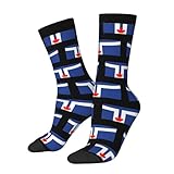 Drapeau De Toronto, Canada Homme Femme Chaussette De Basket Chaude Chaussette Sport Respirant Chaussettes Tennis Pour Les Loisirs Marche Cyclisme