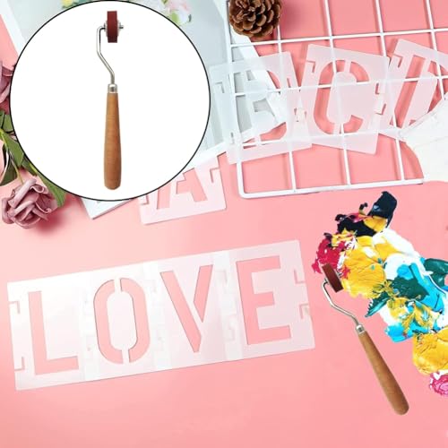 Wisyurt 3 Stück Stempelwalzen, Walzen, Gummiwalze, Farbwalze, Tintenwalze zum Stempeln, Drucken, Drucken