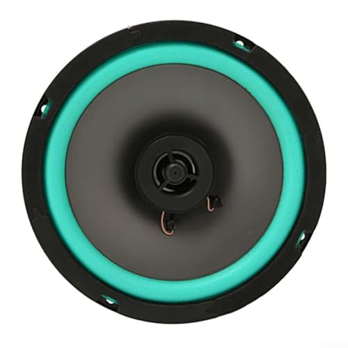 Gdfnmogo Sistema de altavoces de audio coaxiales de alta calidad para coche, 4/5/6.5 pulgadas, subwoofer HiFi de rango completo con bobina de voz de carcasa de hierro 70Hz-18KHz para mejorar la música