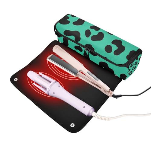 Bolsa de viaje para herramientas de cabello con tapete resistente al calor miniatura 2