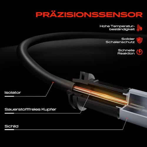 Frankberg Warnkontakt 2-Polig Hinten Kompatibel mit Transit V363 Bus FAD FBD 2.0L 2.2L 2013-2024 Transit V363 Pritsche/Fahrgestell FED FFD 2.0L 2.2L 2013-2024 Replace# 2183428