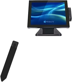BoxWave Stylus Pouch Compatible with TEAMSable Windows POS Terminal (15 in) - Stylus PortaPouch, Stylus Holder Carrier Portable Self-Adhesive for TEAMSable Windows POS Terminal (15 in) - Jet Black