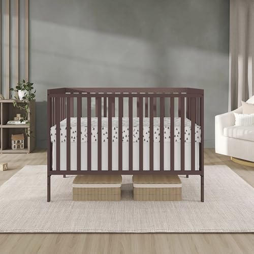 Image of Dream On Me Synergy 5-in-1 Convertible Full Size Baby Crib, GREENGUARD Gold