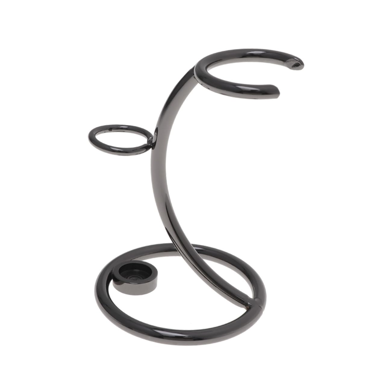 Gogogmee Stainless Steel Razor Rack Beard Comb for Black Men Shaving Brush Stand Razor Holder for Men