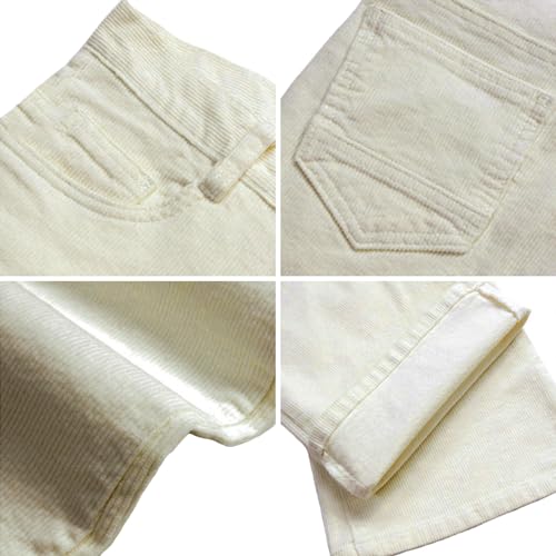 Men's Corduroy Boot Cut Pants Flared Flares Style Trousers Slim Fitted Stretch Casual Vintage Hippie Party3