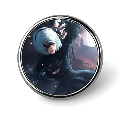 NieR 2B nB^ ʃobW s ی^ a2.5cm {^ ʃobW[J[ p