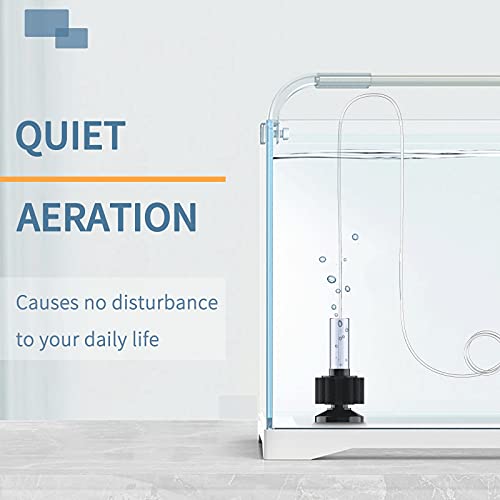 Pawfly UL606 Aquarium Nano Bio Sponge Filter Quiet Betta Fry Shrimp Foam Filter Kit With Airline Tubing For Small Fish Tank Up To 3 Gallon thumb #2