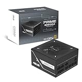 ASUS Prime 850W Gold Black Edition Gaming Netzteil (850 Watt, Lüfter mit Doppelkugellager, ATX 3.1 & PCIe 5.1 kompatibel, 80 Plus & Cybernetics Gold-Zertifizierung, geätzte Kabel, Schwarz)