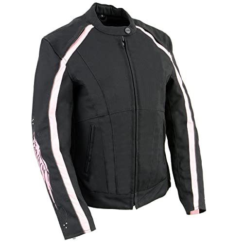 Image of Milwaukee Leather Women's Textile Classic Crossover Motorcycle Riders Jacket - All Year Wear