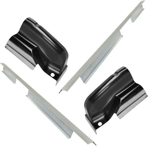 4pcs Door Outer Rocker Panels with Cab Corners Fit for Ford F-150 2009-2014 Crew Cab Inner & Outer Rocker Panels & Cab Corners FD0914RC