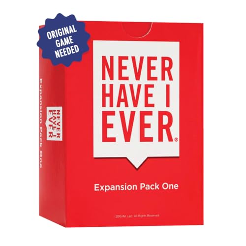 Never Have I Ever Card Game - Expansion Pack One, The Ultimate Adult Party Game Starter Pack, Spice Up Your Next Game Night, Pregame, or Icebreaker, Includes Wild and Hilarious Prompts, Ages 17+