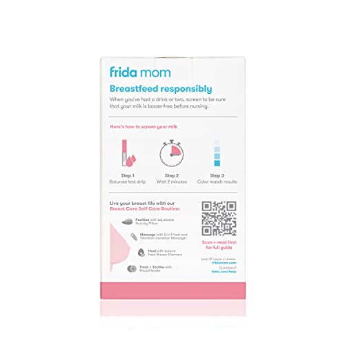 Frida Mom Alcohol Detection Test Strips For Breast Milk - At Home Or On The Go Peace Of Mind In 2 Minutes - 15 Ct #TOP1