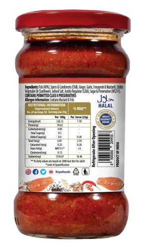 Image of Keya Mangalore Fish Pickle, 270g