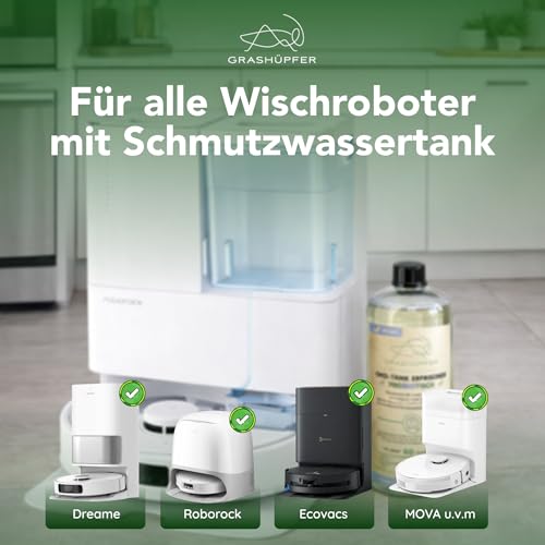 Odeur moisi réservoir eau sale robot solution désodorisant GRASHÜPFER - 6