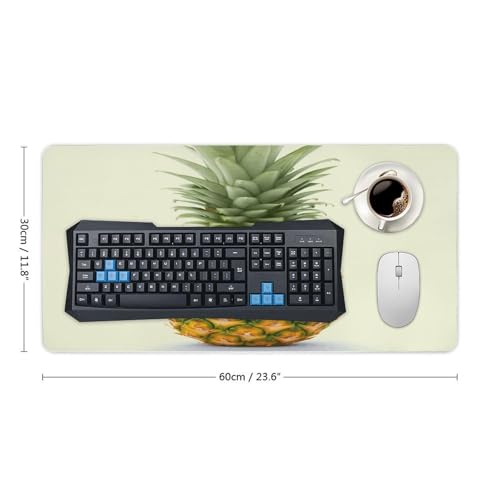 Mouse pad Fresh Pineapple de goma 30x60 cm miniatura 2