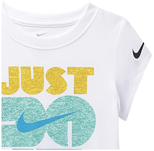 Image of Nike Girl's Graphic Print Regular Fit JDI Logo T-Shirt