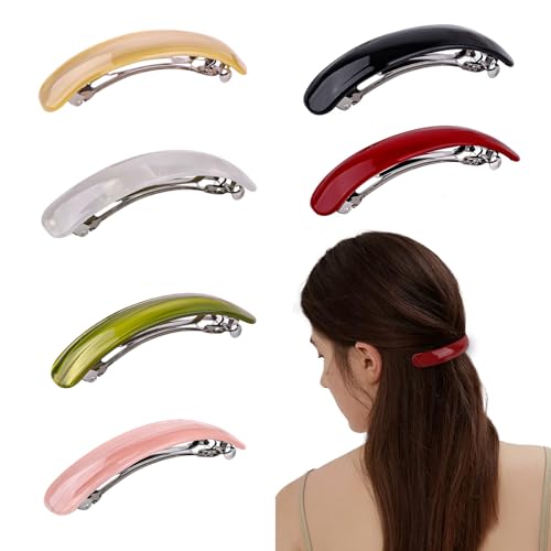 6 Pinzas para cabello estilo francés para mujer miniatura 1