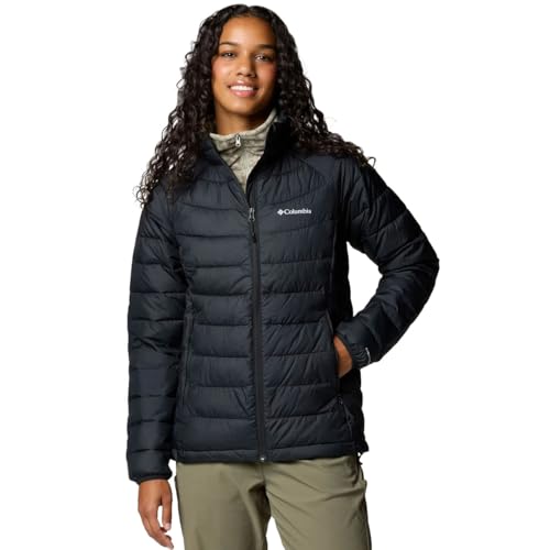 Columbia Women's Powder Lite II Full Zip Jacket, Black, Large