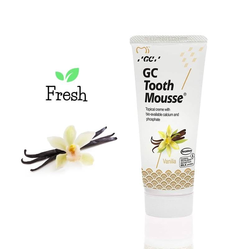 Image of GC Tooth Mousse for Cavity Protection Oral Care Moisturizer with Flavour, G.C. (Vanilla)