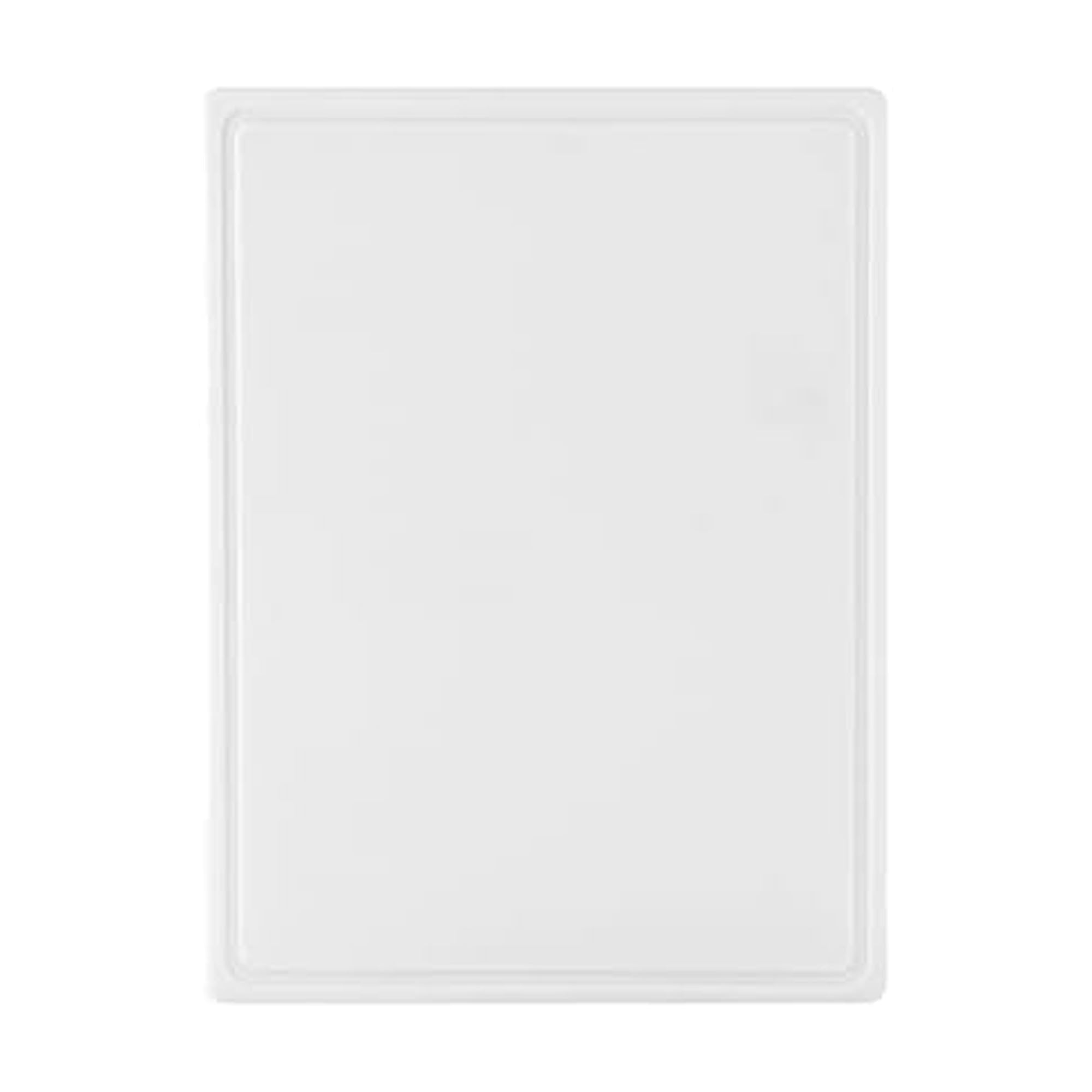 FARBERWARE Extra-Large Plastic Cutting Board, 15x20 Inch Dishwasher-Safe Chopping Board with Juice Groove, Non-Slip Surface, Durable, White