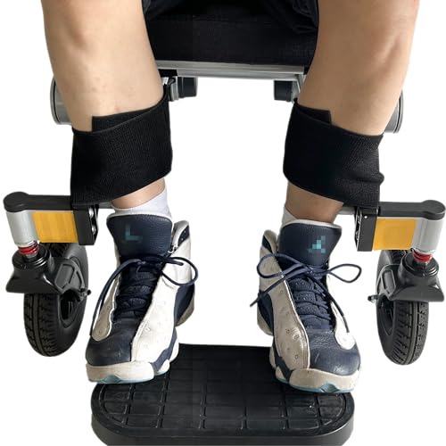 Wheelchair Leg Strap Medical Restraints for Elderly Patient,Wheelchair Seat Belt Restraints Foot Rest Strap Leg Straps for Wheelchair Accessories for Paralysis Parkinson's Legs Spasm (2Pcs)