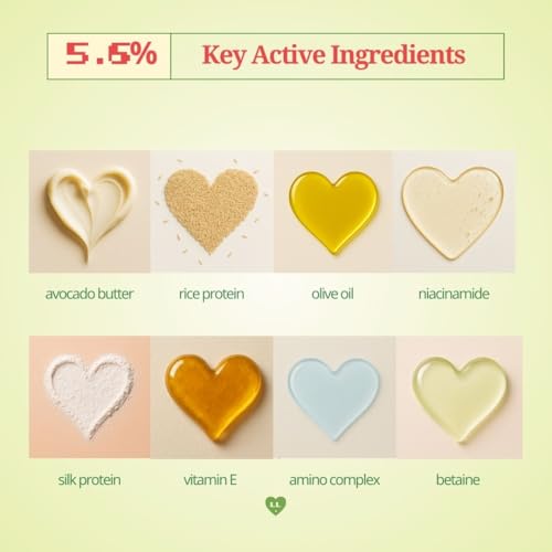 Image of Avocado + Ceramide Hair Repair Shampoo with Mask Combo | Deep Repair & Strength | for Breakage & Split Ends | 230ml + 120ml | All Hair Types