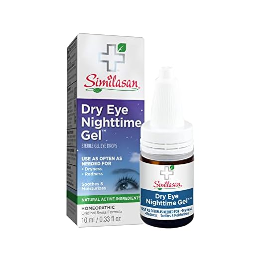 Similasan Dry Eye Nighttime Gel Eye Drops 0.33 Ounce Bottle